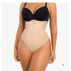 SHAPELLX AirSlim High-Rise Body Sculpting Thong NWT large